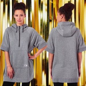 NIKE 1/2 Zip Hooded Modern Poncho S Small